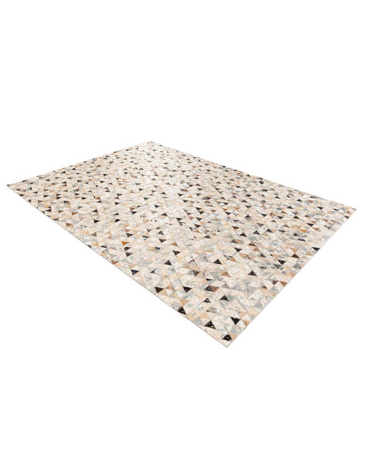 Detail image of 5' 4 x 7' 6 Cowhide Stocks Rug