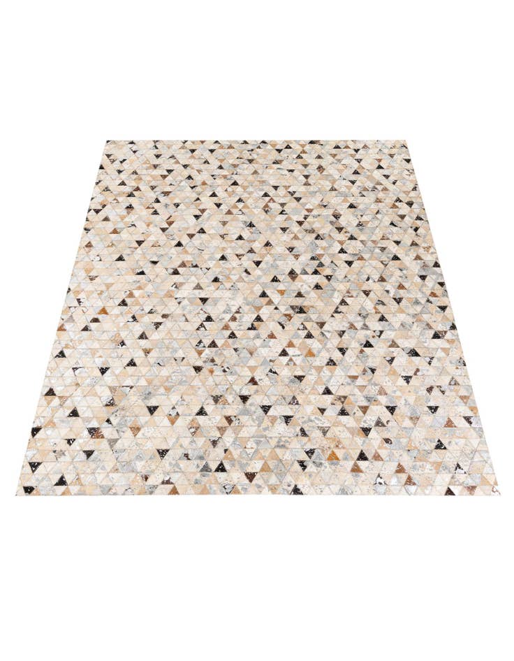 Detail image of 5' 4 x 7' 6 Cowhide Stocks Rug