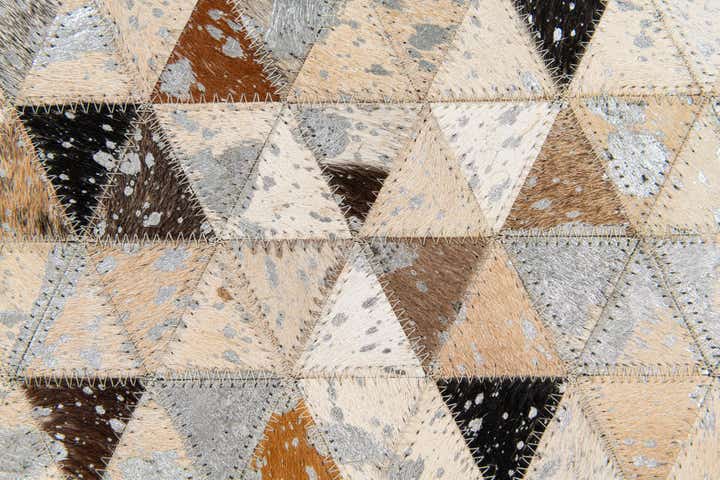 5' 4 x 7' 6 Cowhide Stocks Rug