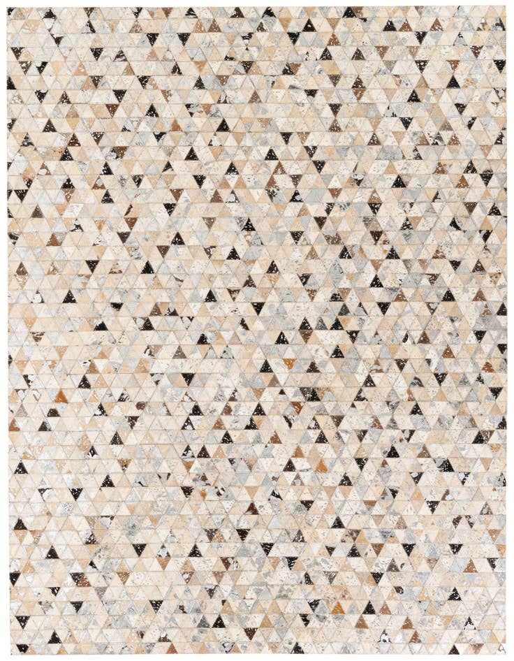Detail image of 5' 4 x 7' 6 Cowhide Stocks Rug