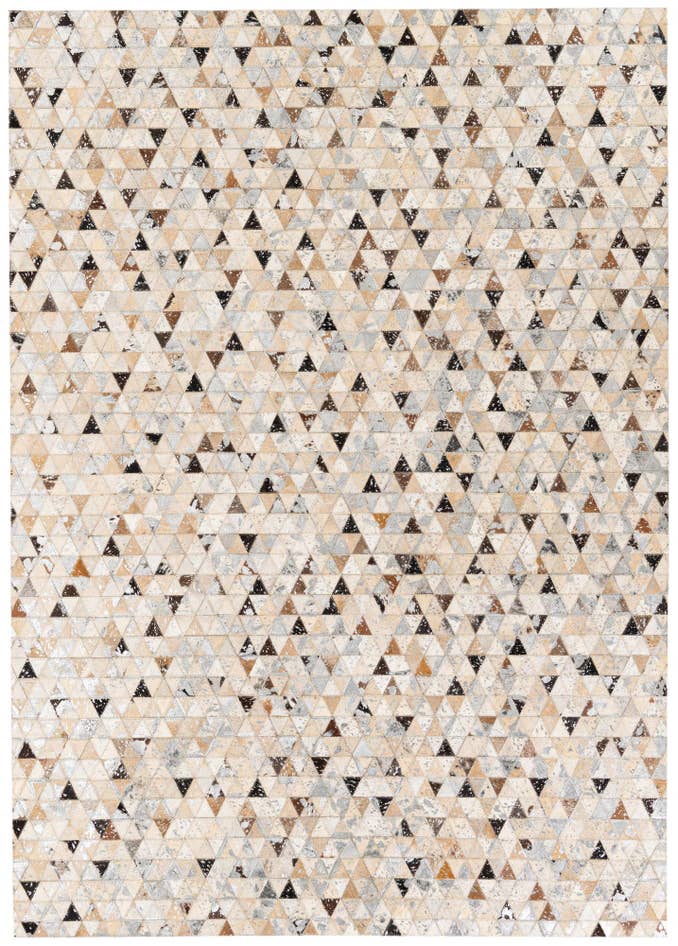 Detail image of 5' 4 x 7' 6 Cowhide Stocks Rug