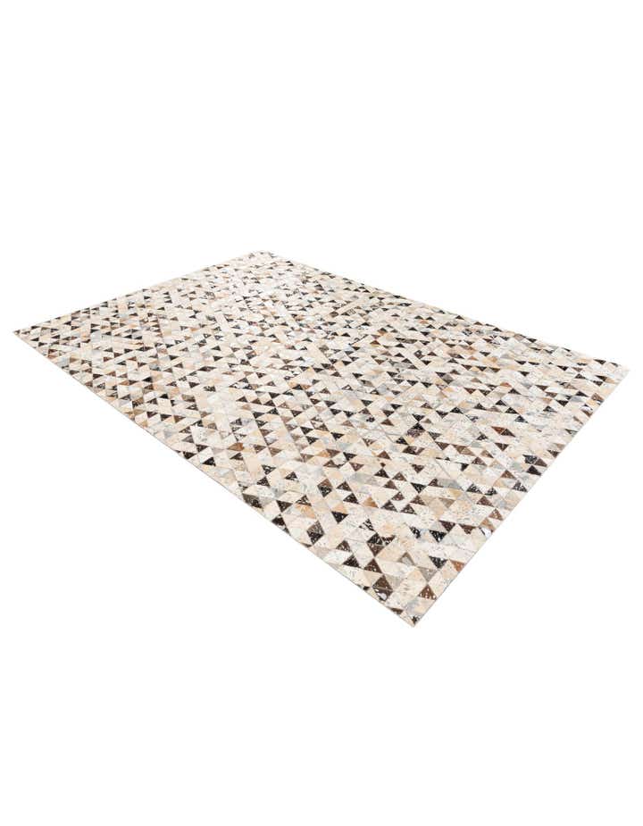 5' 2 x 7' 7 Cowhide Stocks Rug