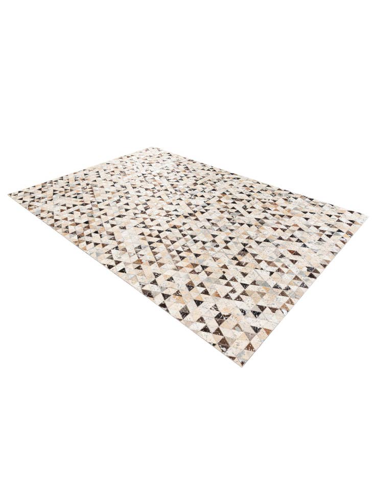 Detail image of 5' 2 x 7' 7 Cowhide Stocks Rug