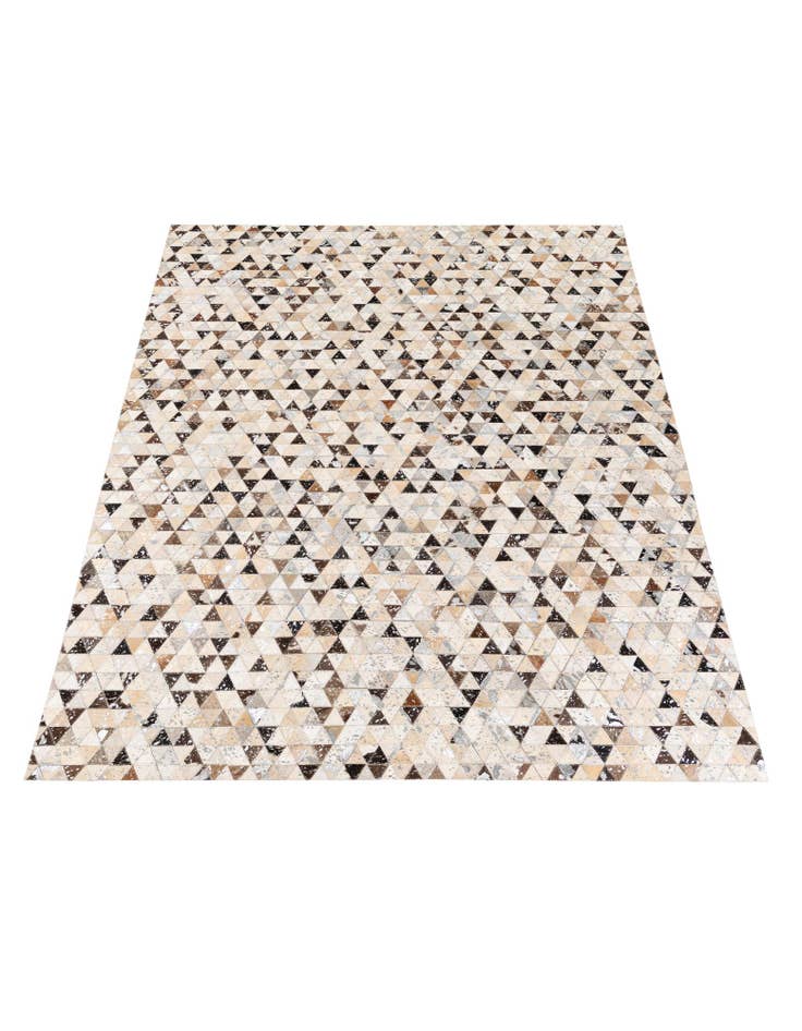 Detail image of 5' 2 x 7' 7 Cowhide Stocks Rug