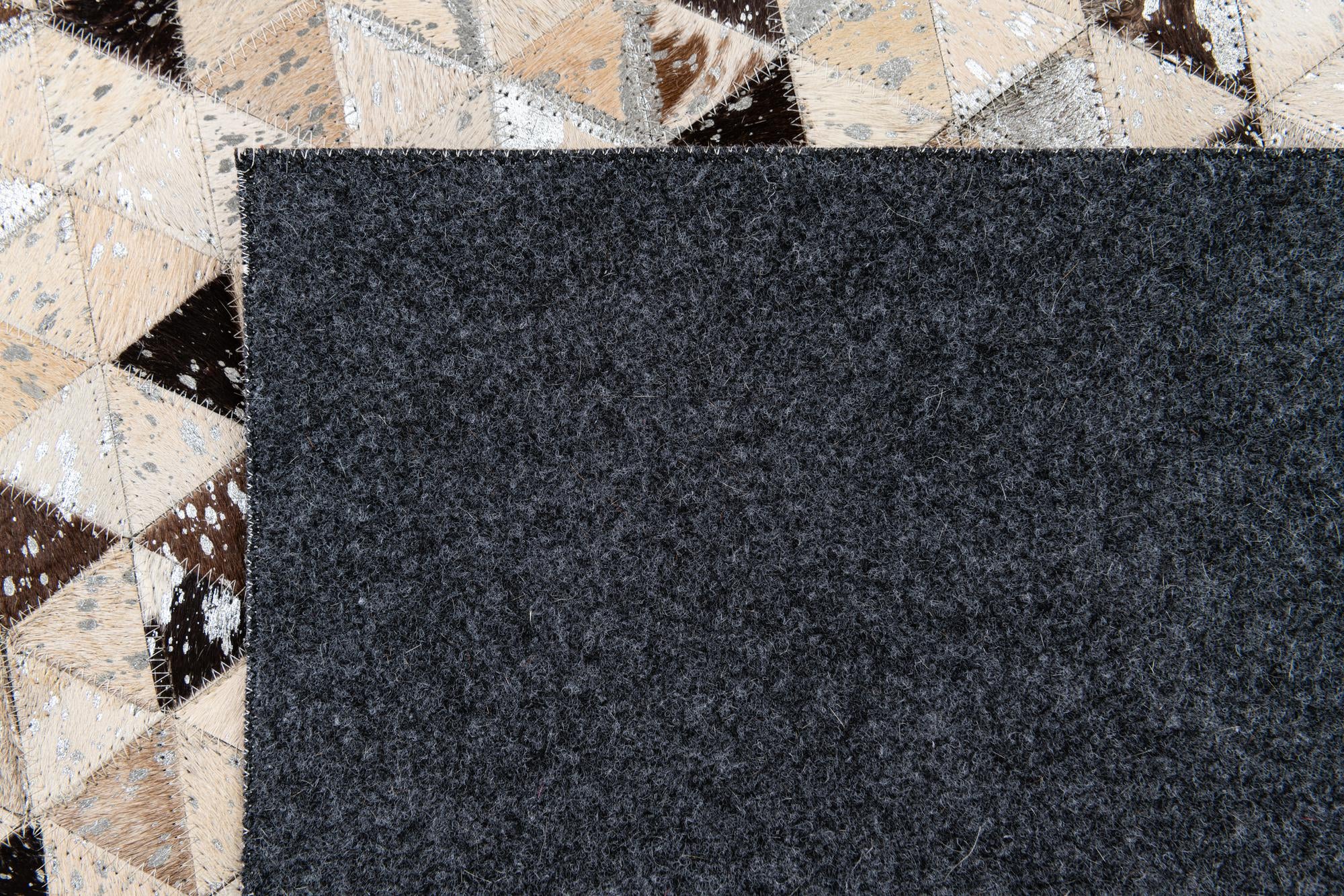 5' 2 x 7' 7 Cowhide Stocks Rug