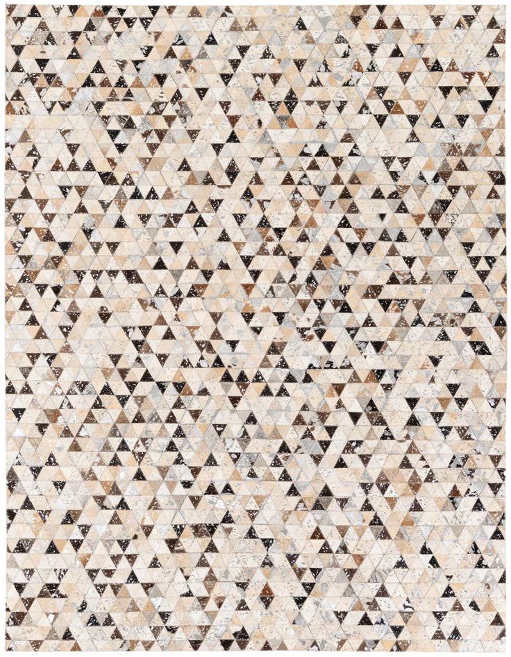 Detail image of 5' 2 x 7' 7 Cowhide Stocks Rug