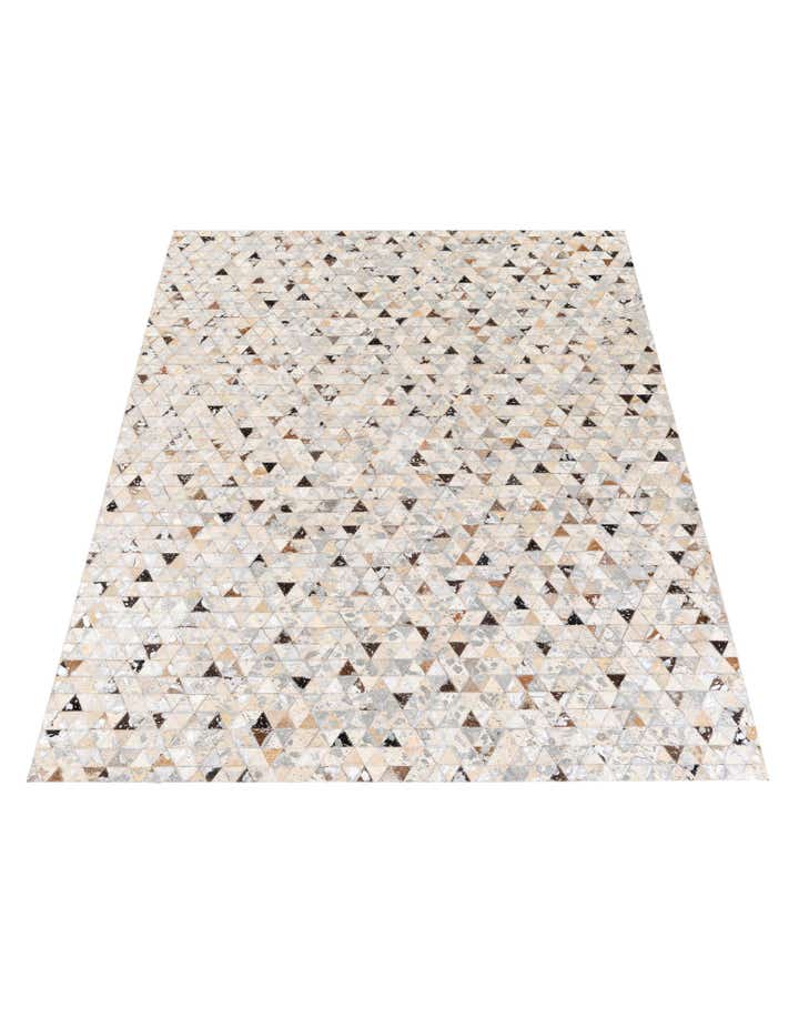 5' 3 x 7' 7 Cowhide Stocks Rug
