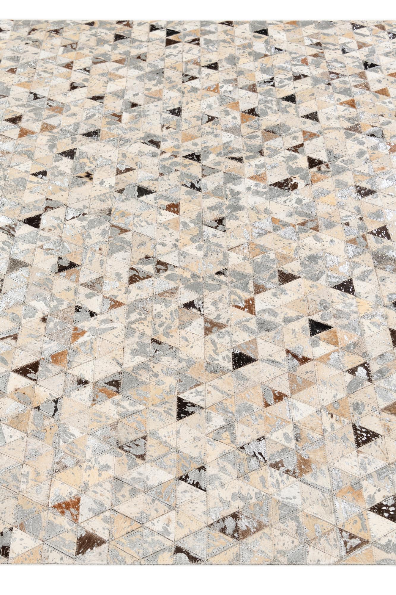 5' 3 x 7' 7 Cowhide Stocks Rug