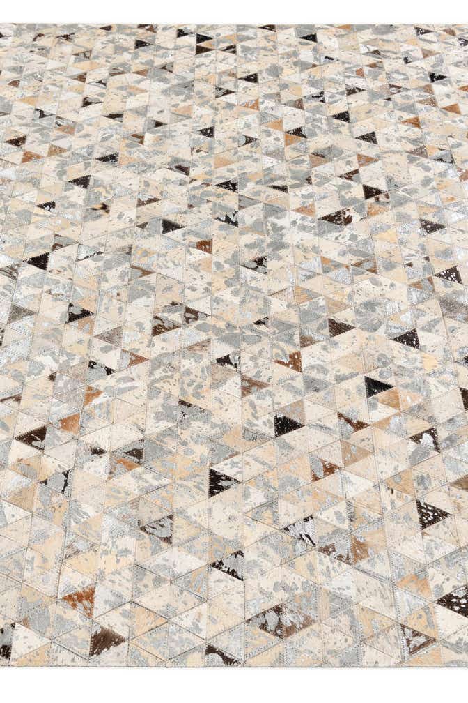 5' 3 x 7' 7 Cowhide Stocks Rug