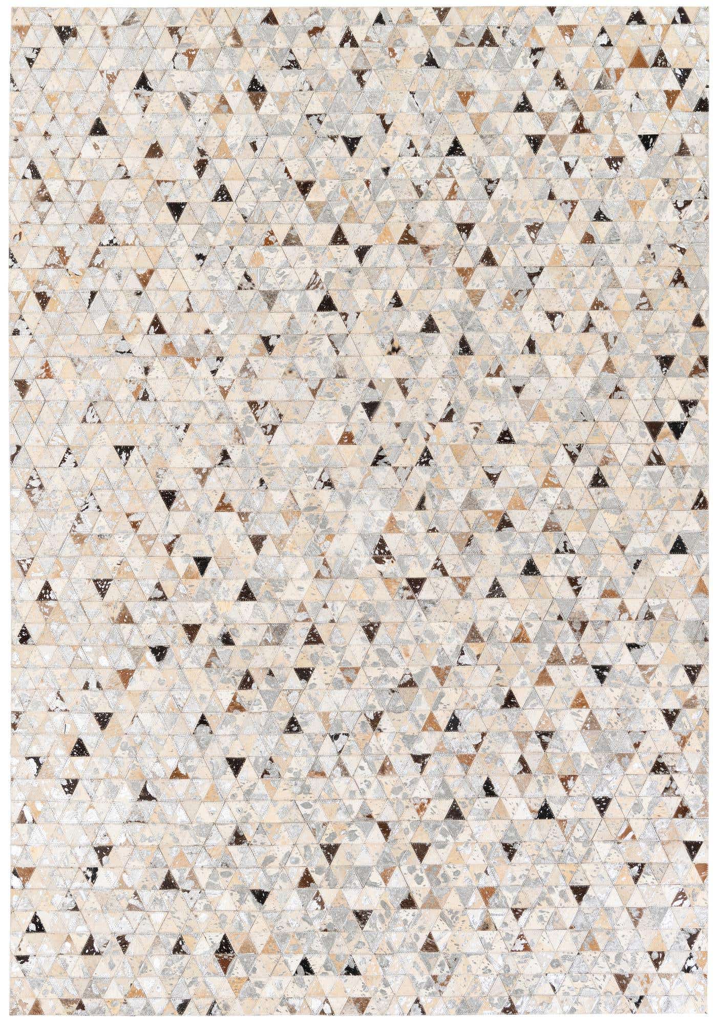 5' 3 x 7' 7 Cowhide Stocks Rug