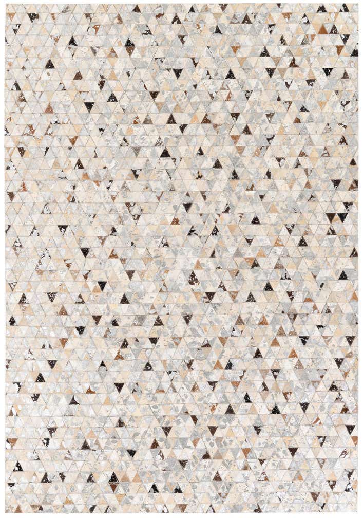 5' 3 x 7' 7 Cowhide Stocks Rug