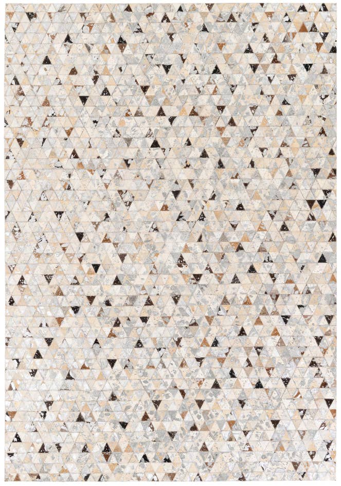 Detail image of 5' 3 x 7' 7 Cowhide Stocks Rug