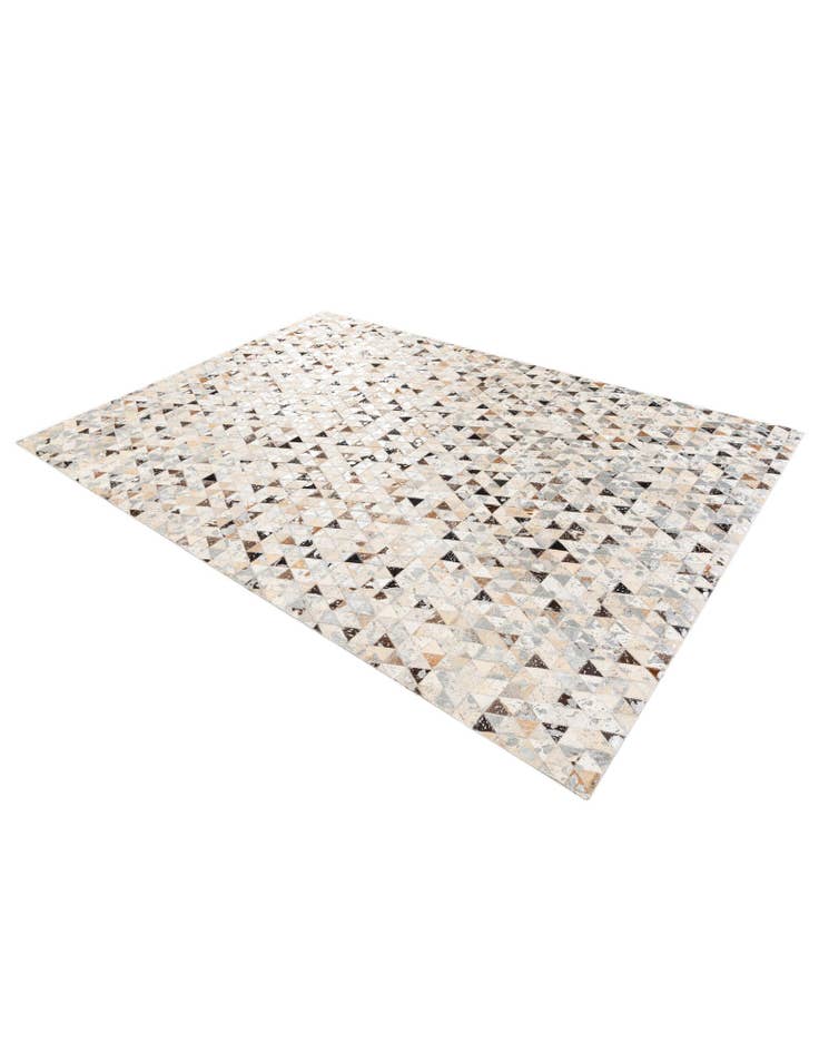Detail image of 5' 3 x 7' 5 Cowhide Stocks Rug
