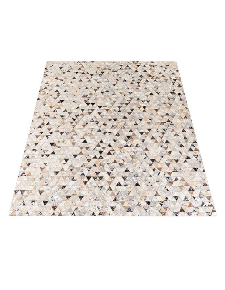 Detail image of 5' 3 x 7' 5 Cowhide Stocks Rug