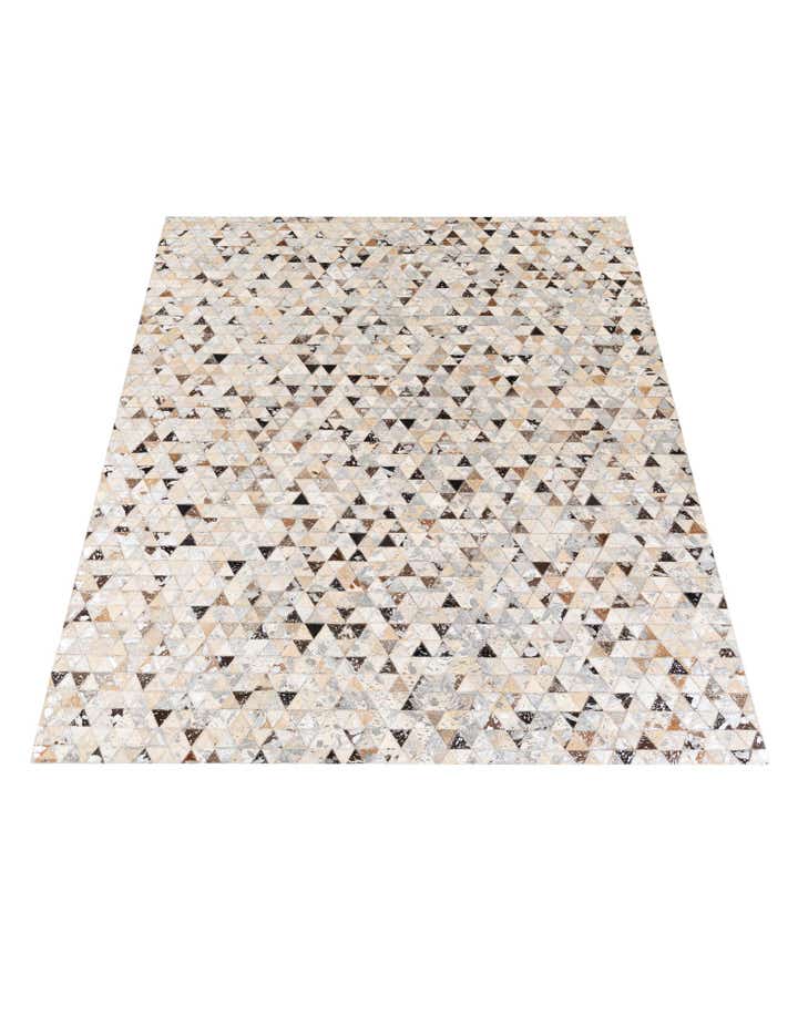 5' 3 x 7' 5 Cowhide Stocks Rug