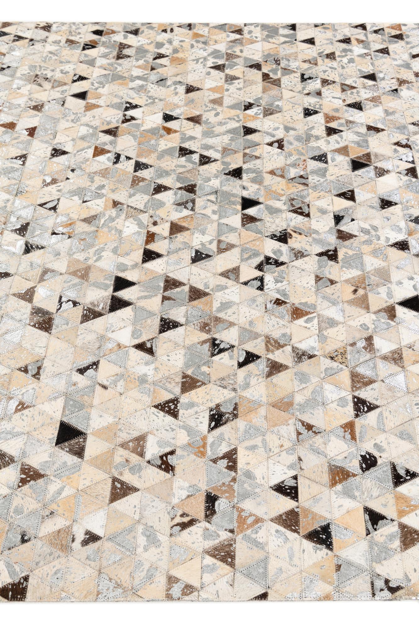 5' 3 x 7' 5 Cowhide Stocks Rug