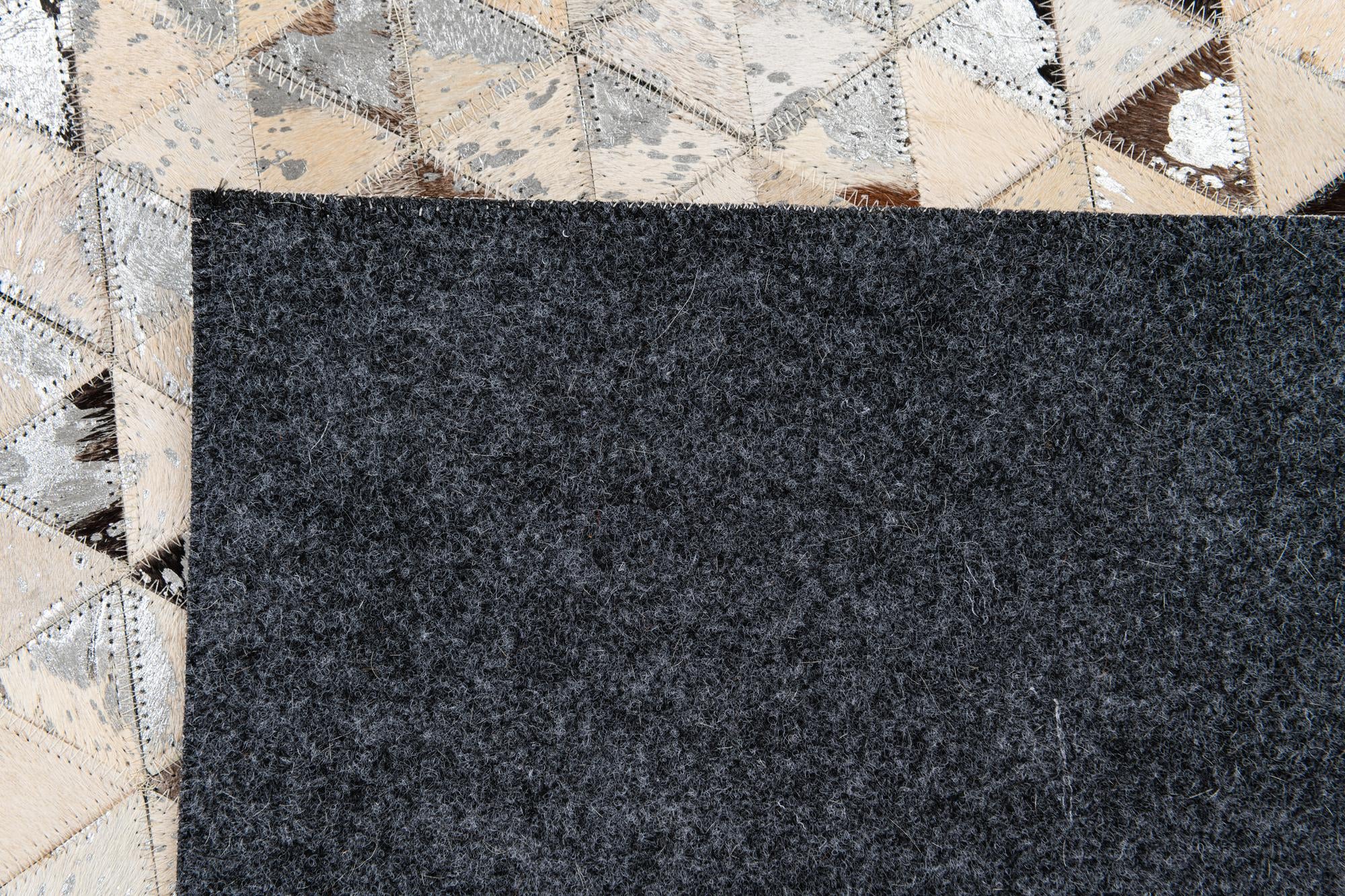 5' 3 x 7' 5 Cowhide Stocks Rug