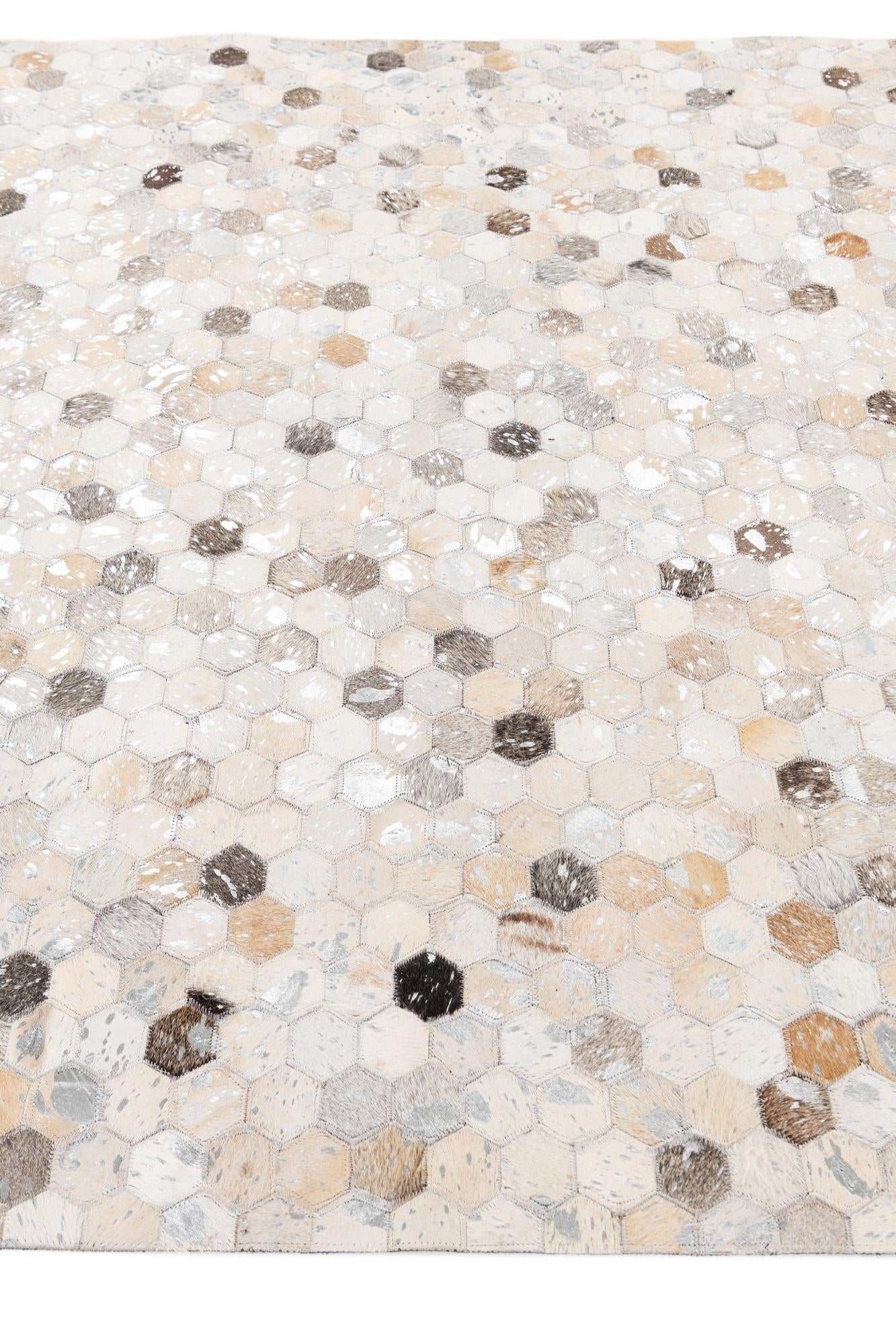 5' x 8' 1 Cowhide Stocks Rug