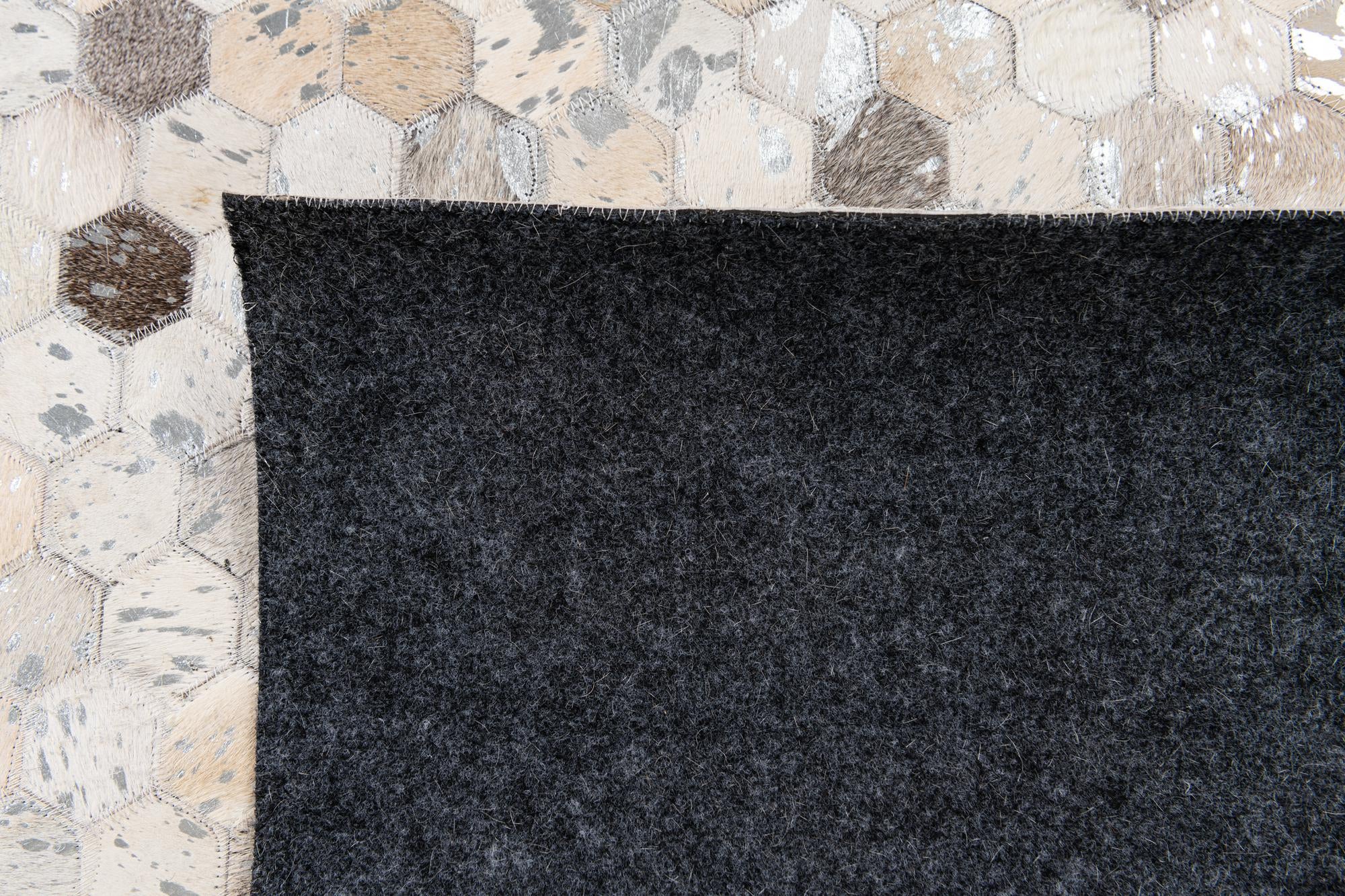 5' x 8' 1 Cowhide Stocks Rug