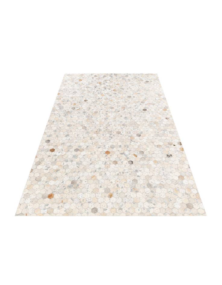 Detail image of 5' 1 x 8' Cowhide Stocks Rug