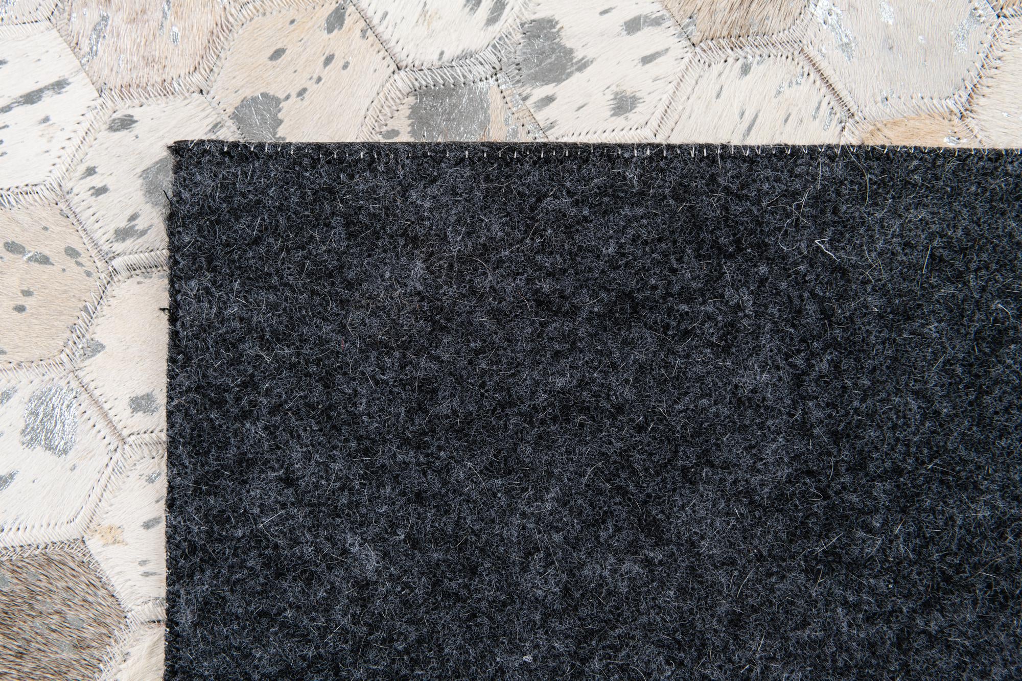 5' 1 x 8' Cowhide Stocks Rug