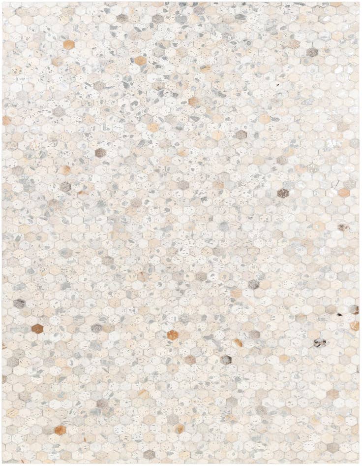 Detail image of 5' 1 x 8' Cowhide Stocks Rug
