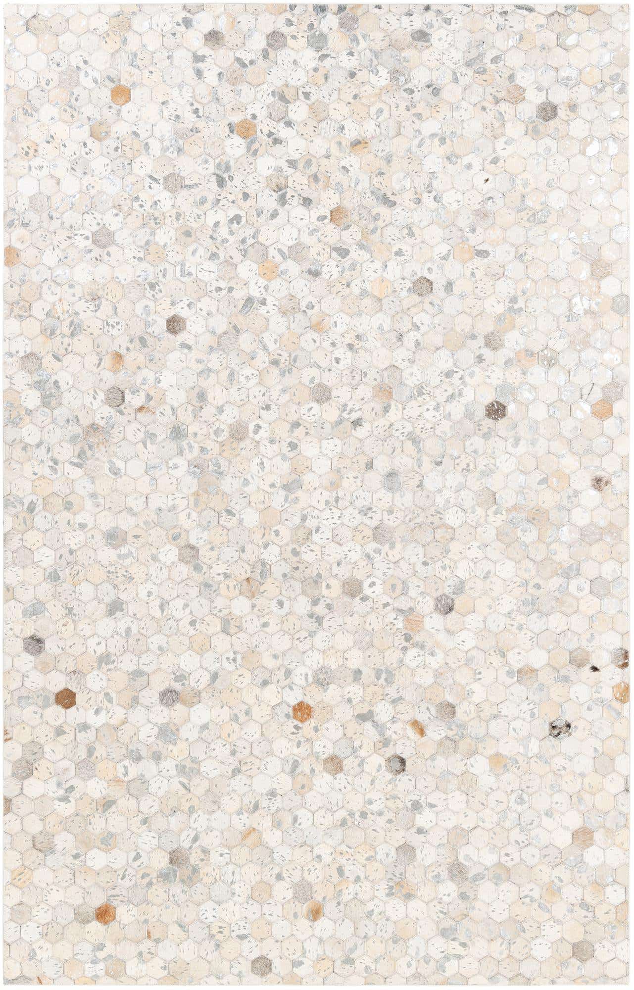 5' 1 x 8' Cowhide Stocks Rug