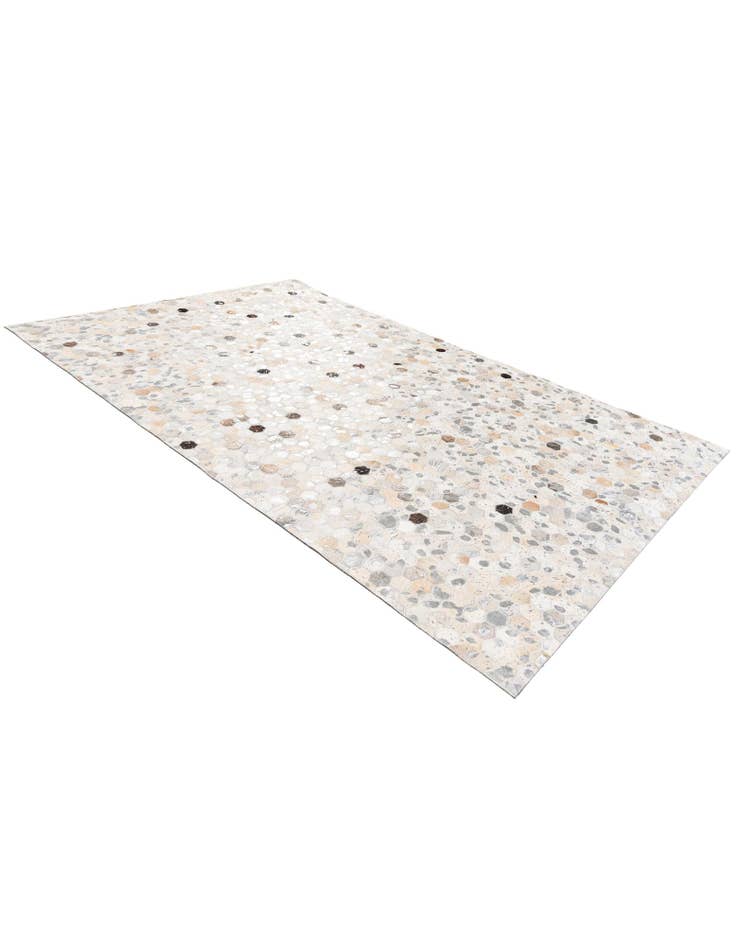 Detail image of 5' x 8' Cowhide Stocks Rug