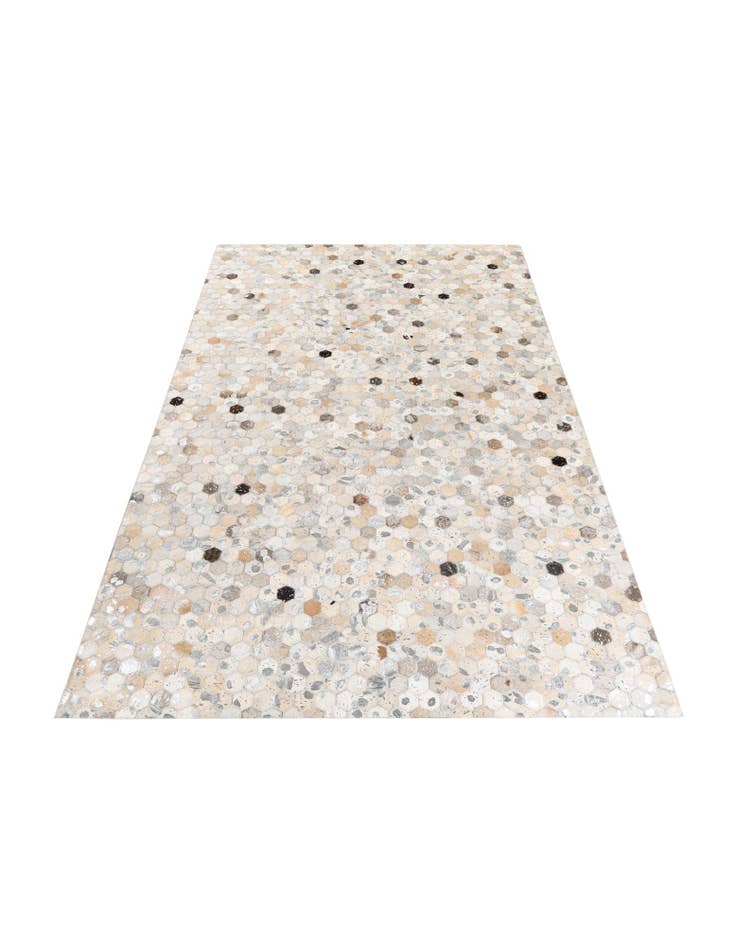 Detail image of 5' x 8' Cowhide Stocks Rug