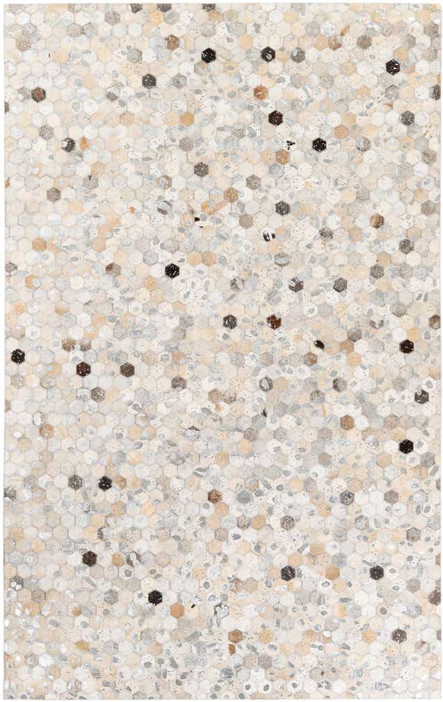 5' x 8' Cowhide Stocks Rug