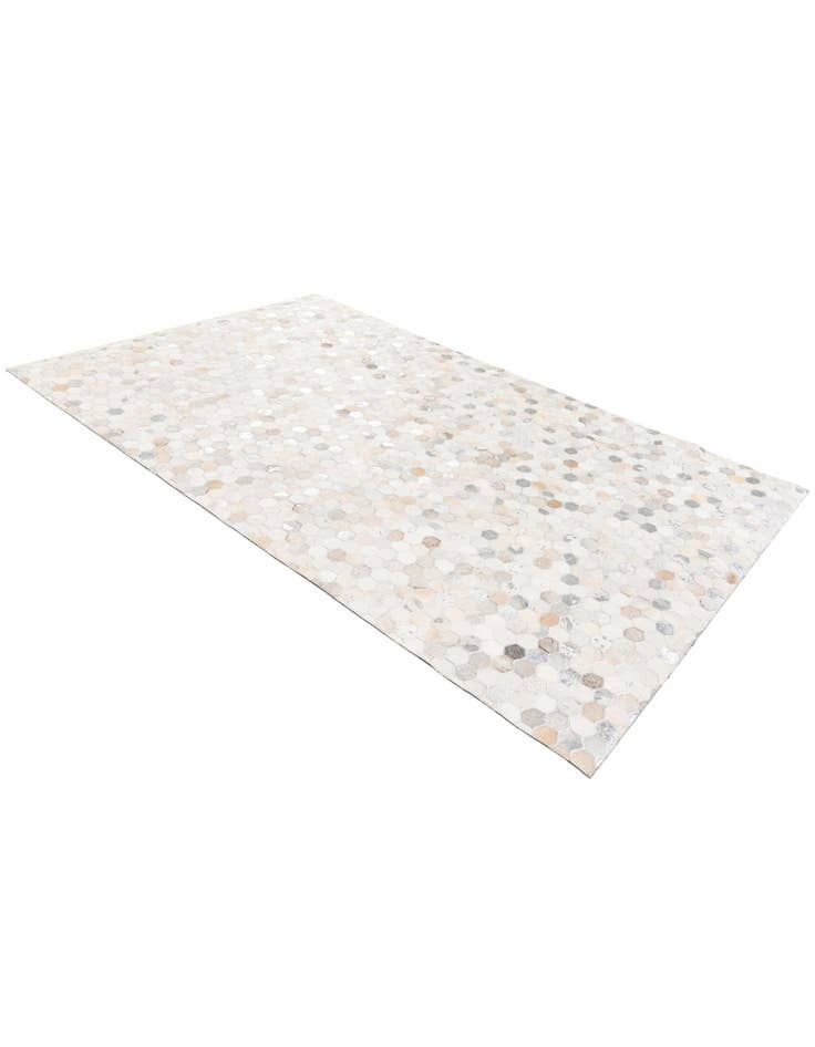 Detail image of 5' x 7' 11 Cowhide Stocks Rug