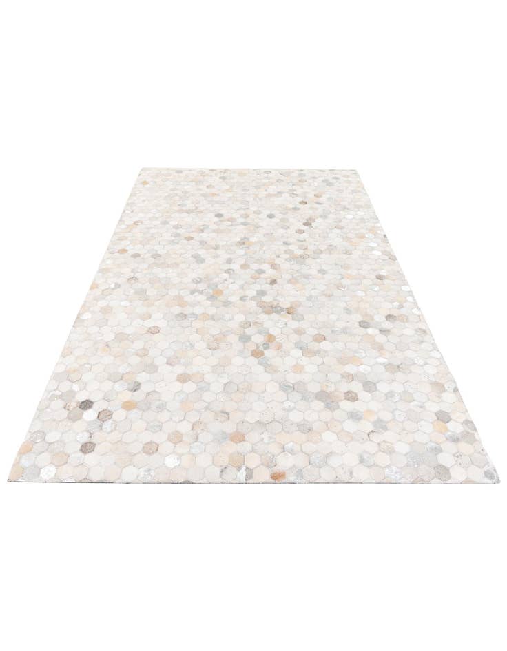 Detail image of 5' x 7' 11 Cowhide Stocks Rug