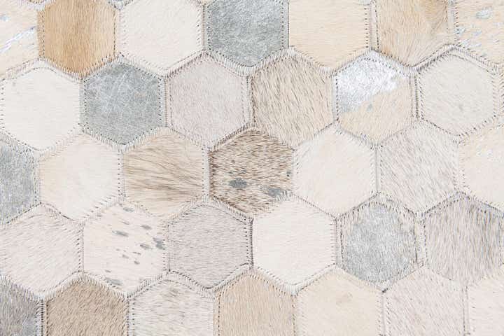 5' x 7' 11 Cowhide Stocks Rug