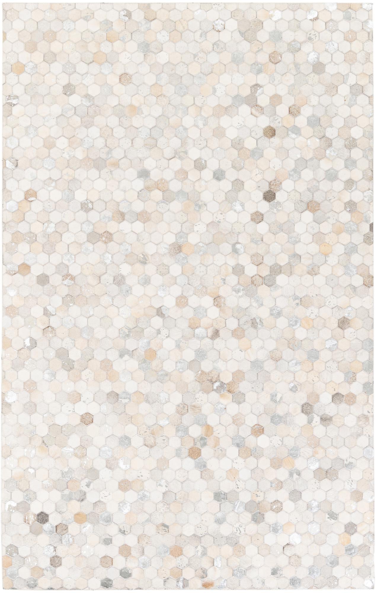 5' x 7' 11 Cowhide Stocks Rug