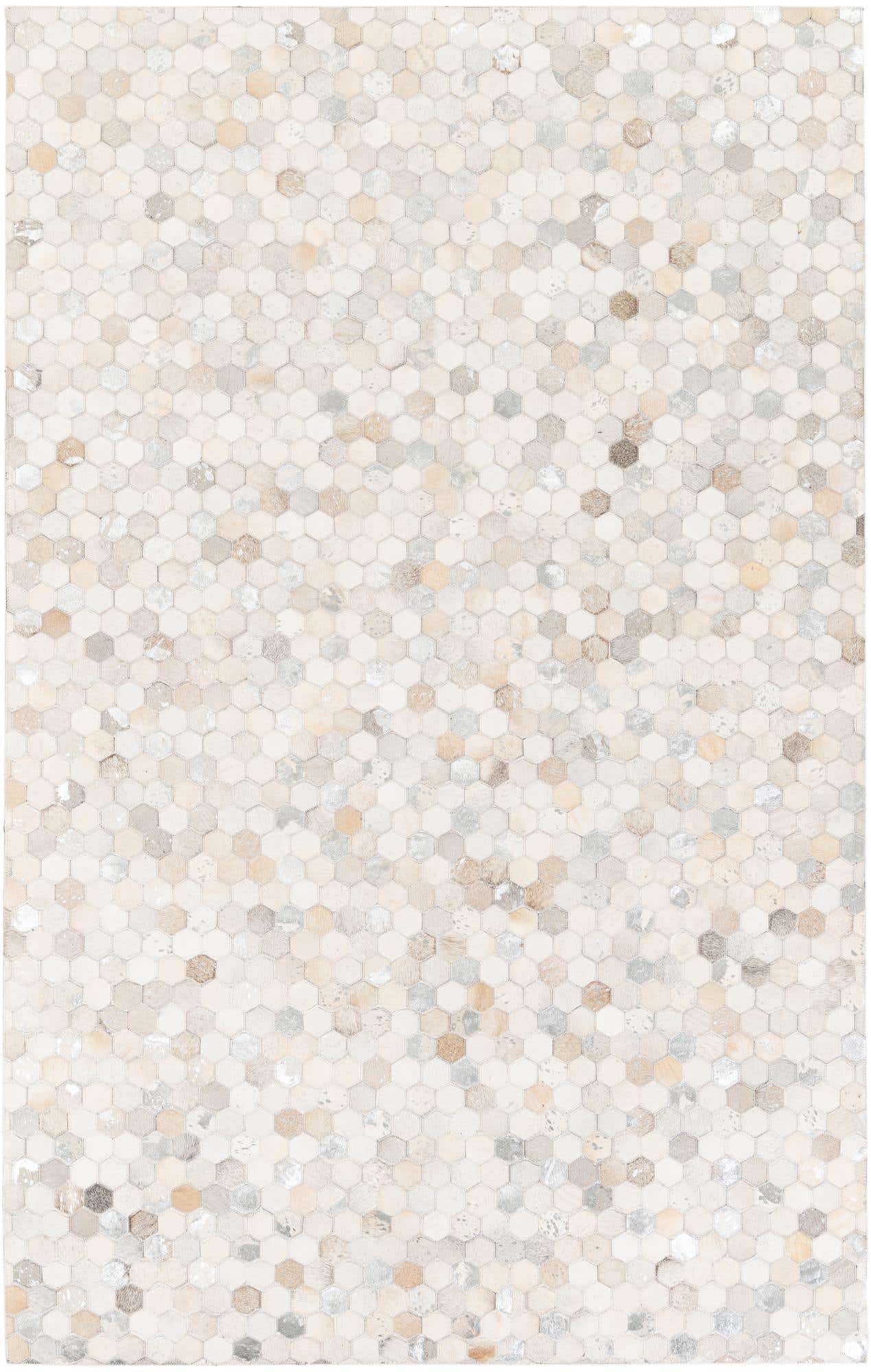 5' x 7' 11 Cowhide Stocks Rug