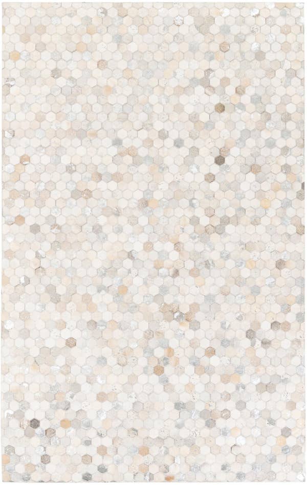 Detail image of 5' x 7' 11 Cowhide Stocks Rug