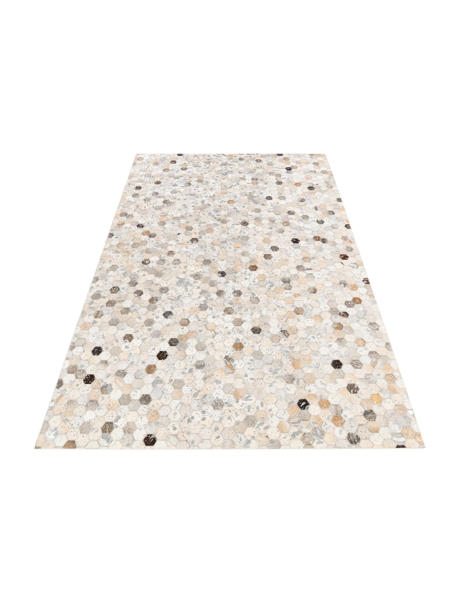 5' 1 x 8' Cowhide Stocks Rug