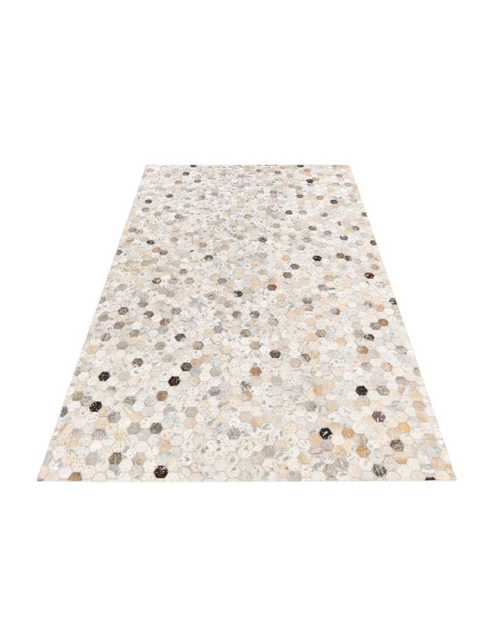 5' 1 x 8' Cowhide Stocks Rug