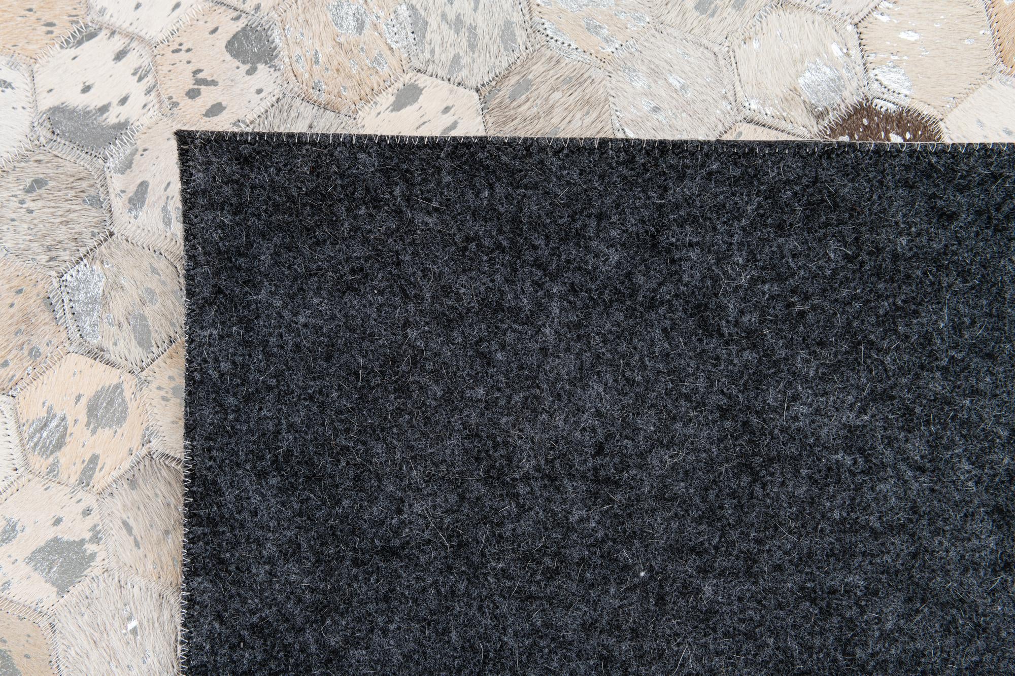 5' 1 x 8' Cowhide Stocks Rug