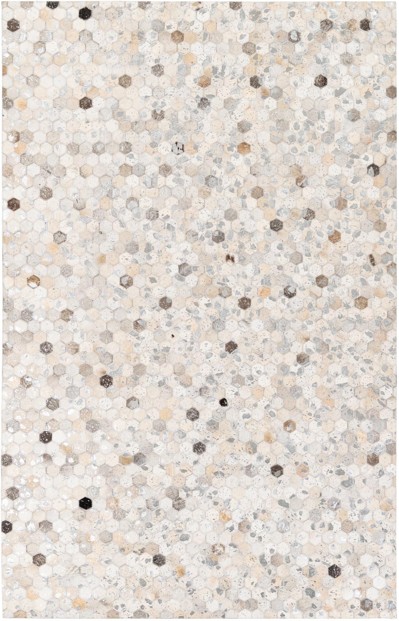 5' 1 x 8' 1 Cowhide Stocks Rug