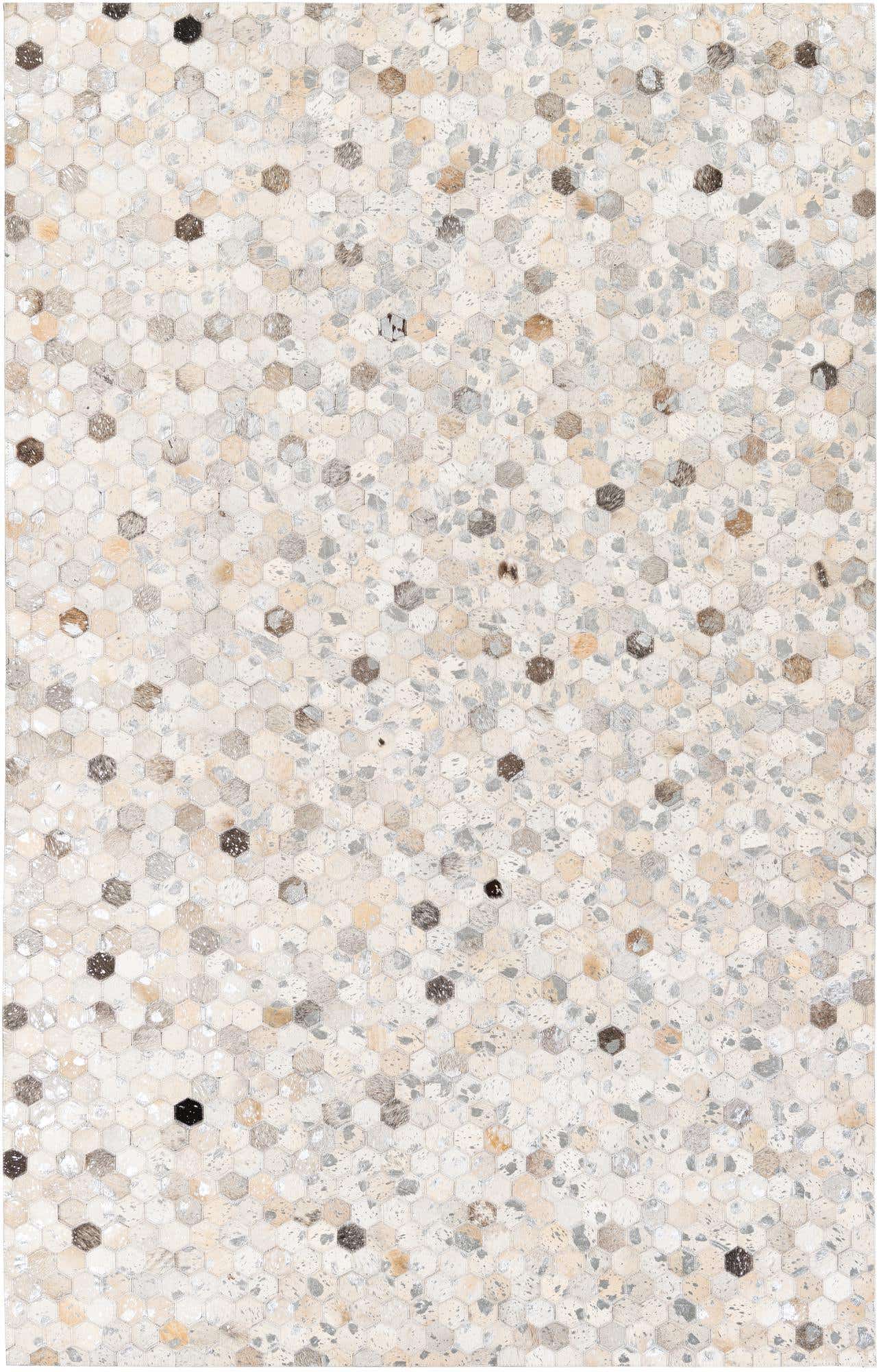 5' 1 x 8' 1 Cowhide Stocks Rug
