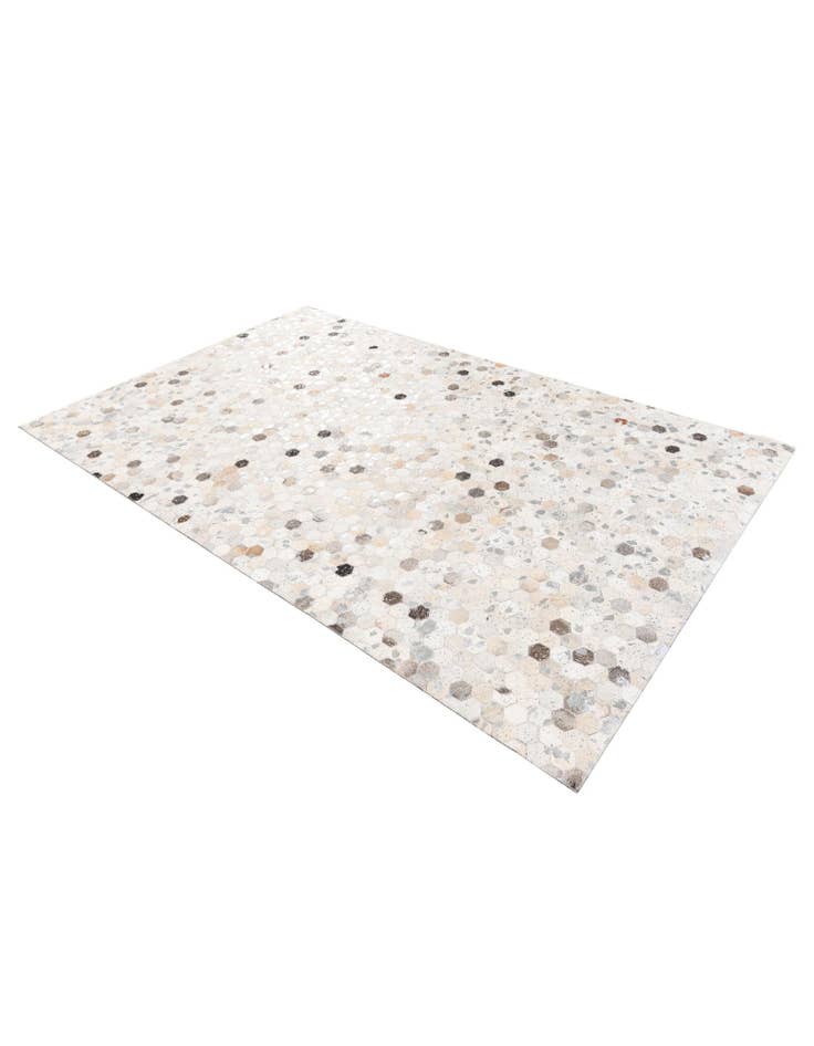 Detail image of 5' x 8' Cowhide Stocks Rug
