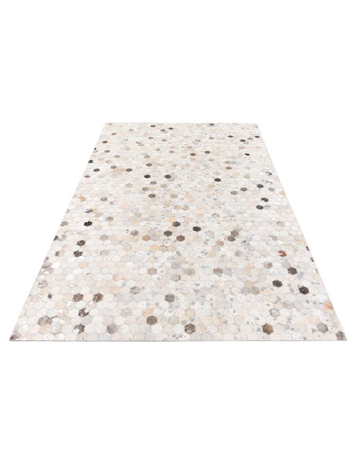 Detail image of 5' x 8' Cowhide Stocks Rug