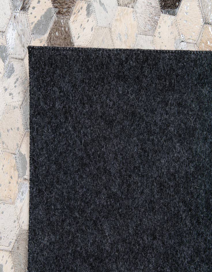 Detail image of 5' x 8' Cowhide Stocks Rug