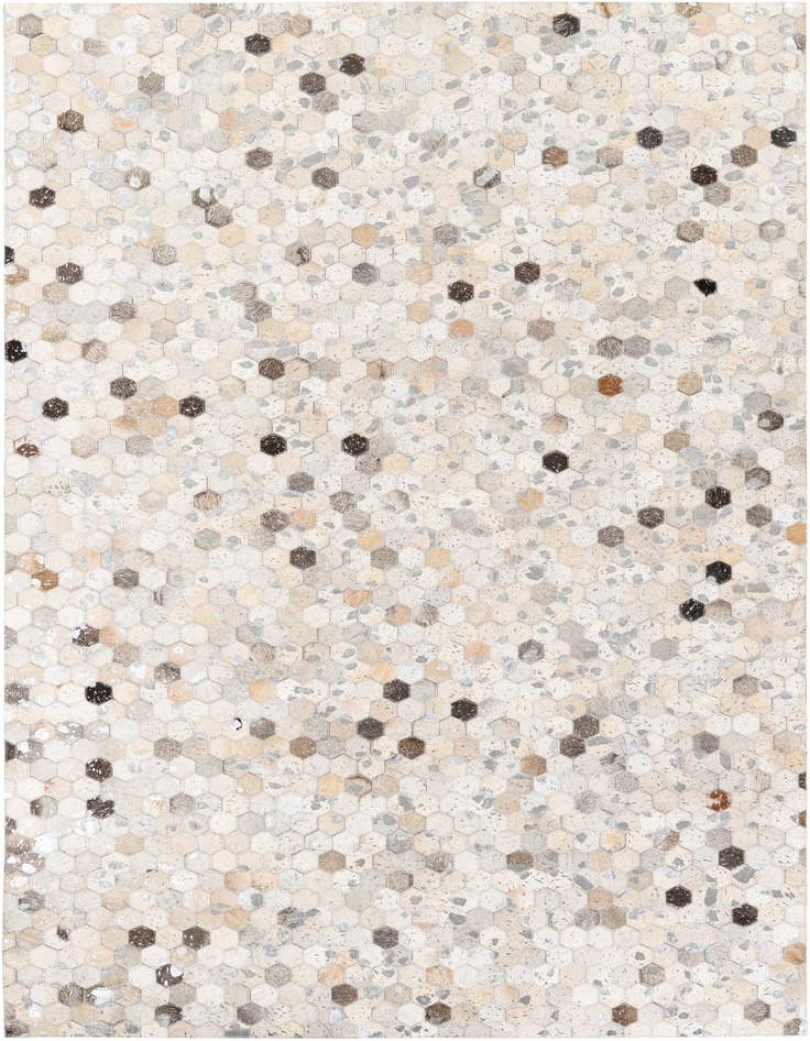 Detail image of 5' x 8' Cowhide Stocks Rug