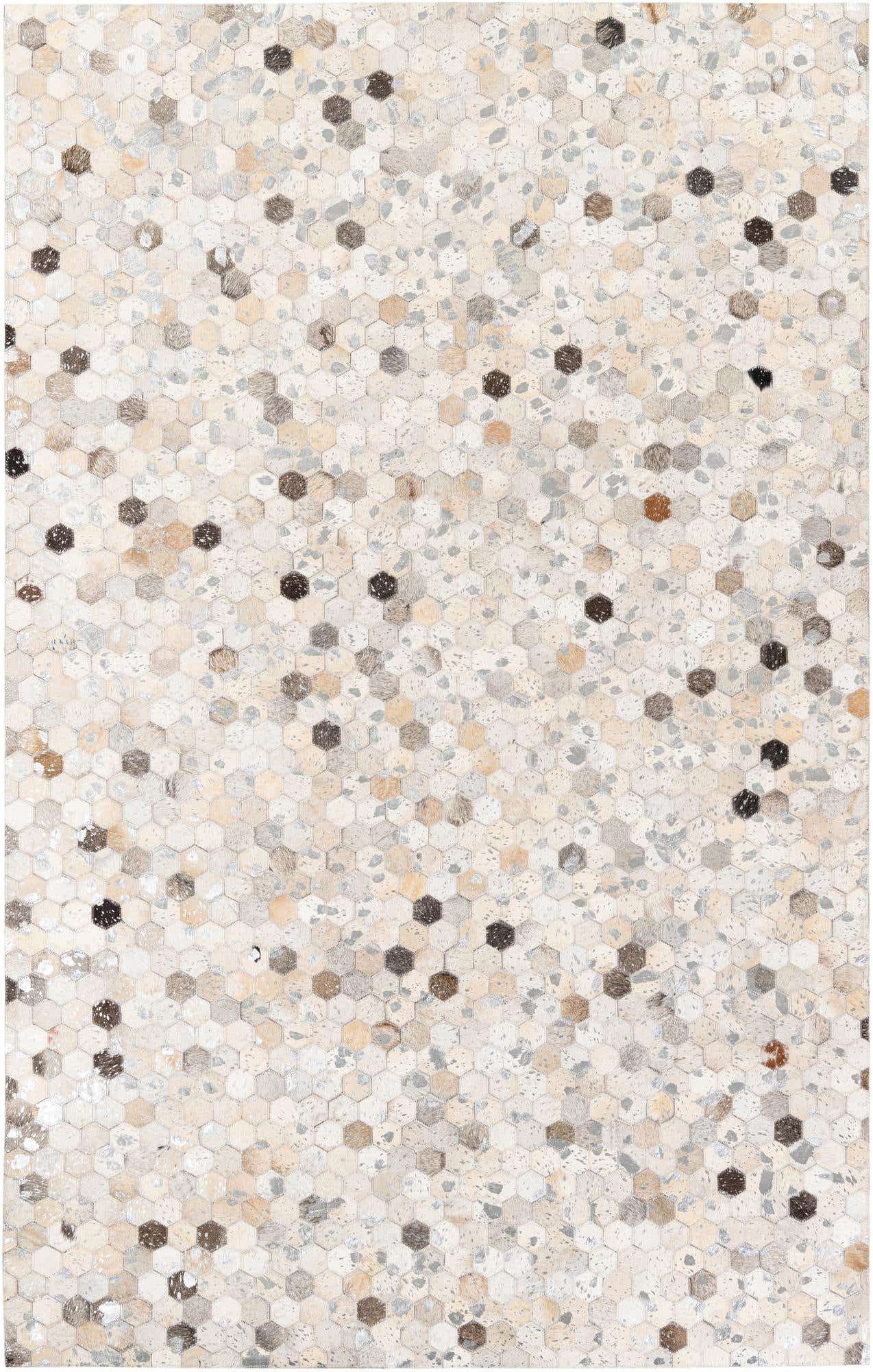 5' x 8' Cowhide Stocks Rug