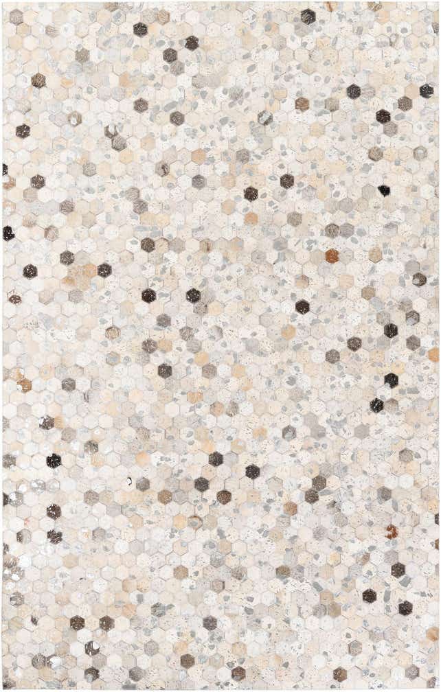 5' x 8' Cowhide Stocks Rug