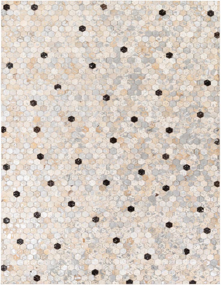 Detail image of 5' 5 x 7' 9 Cowhide Stocks Rug