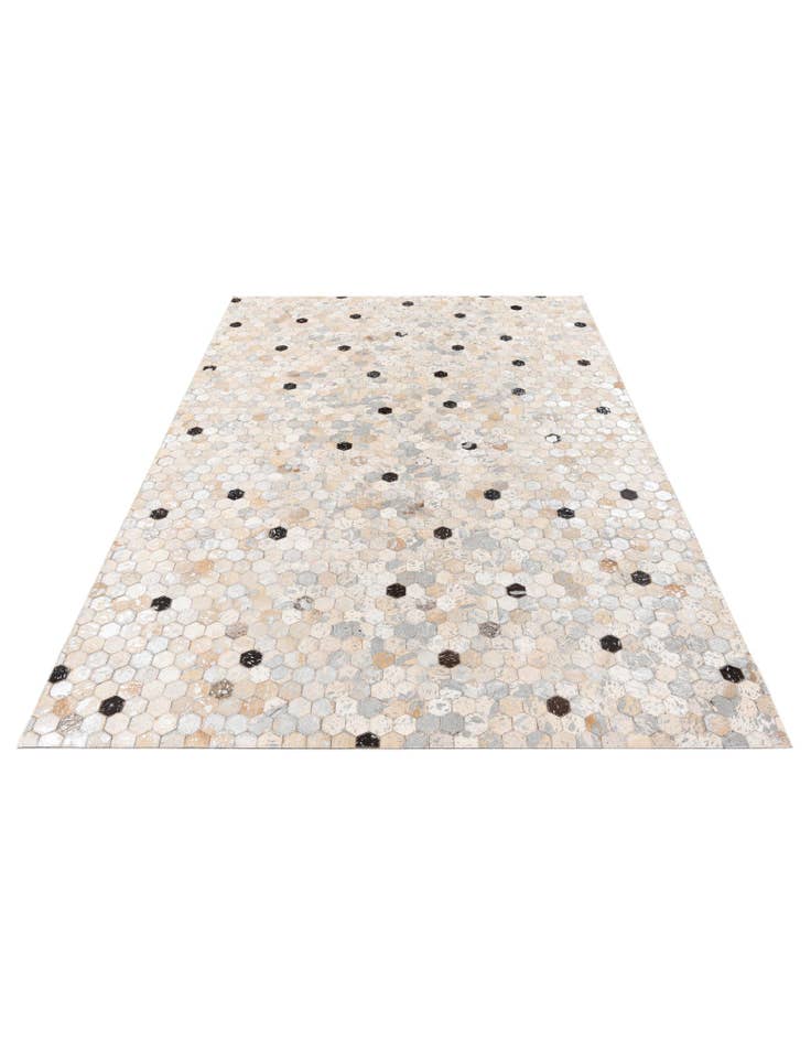 Detail image of 5' 5 x 7' 8 Cowhide Stocks Rug