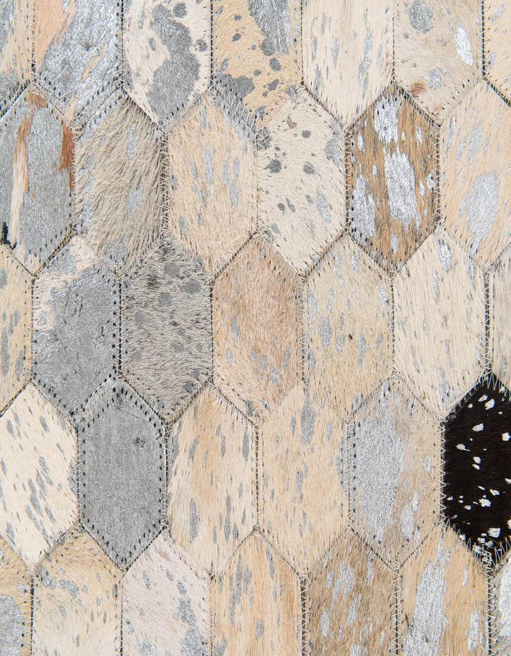 Detail image of 5' 5 x 7' 8 Cowhide Stocks Rug